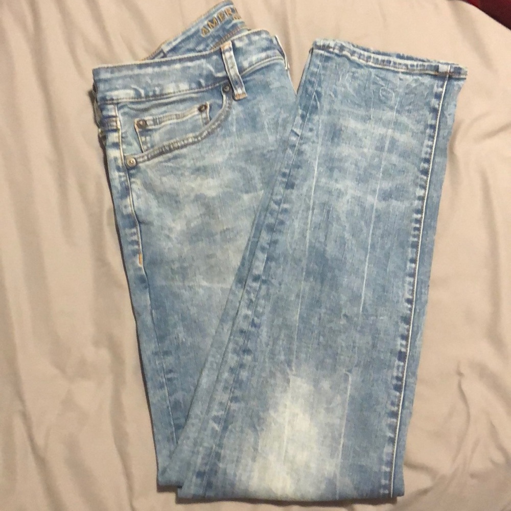 Men’s AE slim straight jeans